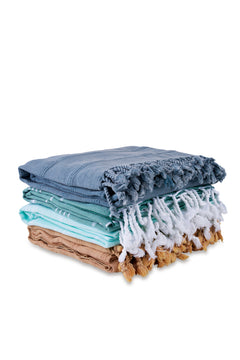 Hamptons  x 4 Turkish Towel Bundle