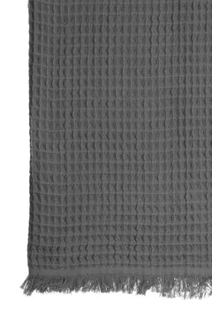 Waffle Charcoal Turkish Towel Bundle