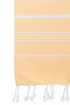 Classic Buttery Yellow Turkish Towel