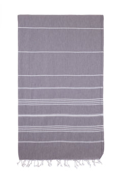 Turkish Towel Co Charcoal 100% Cotton Turkish Towels Buy Online