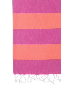 Turkish Towel Co 100% Cotton Towels Fuchsia & Coral Shop Online