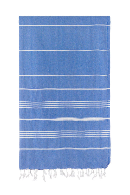 2 x Turkish Towel Bundle Sea Green & Royal Blue