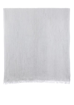 Waffle Pearl Grey Turkish Towels