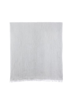 Waffle Pearl Grey Turkish Towels