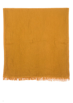 Waffle Mustard Turkish Towels
