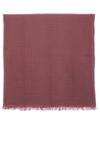 Waffle Maroon Turkish Towels