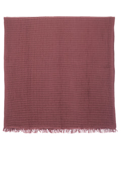 Waffle Maroon Turkish Towels