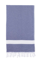 Navy Blue Diamond Turkish Towel