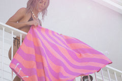 Fuchsia & Coral Turkish Towels